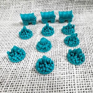 Sid Meier's Civilization A New Dawn Teal Player Pieces 11 Complete Set FFG